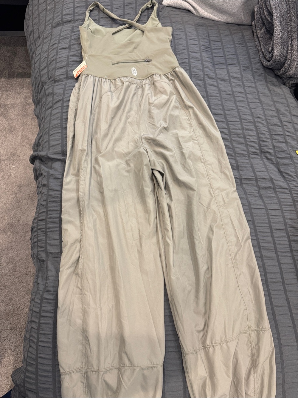 FP Movement by Free People Sage Green Jumpsuit Romper